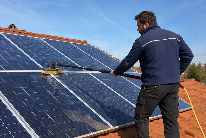 Nettoyage et entretien de panneaux solaires à Perrignier
